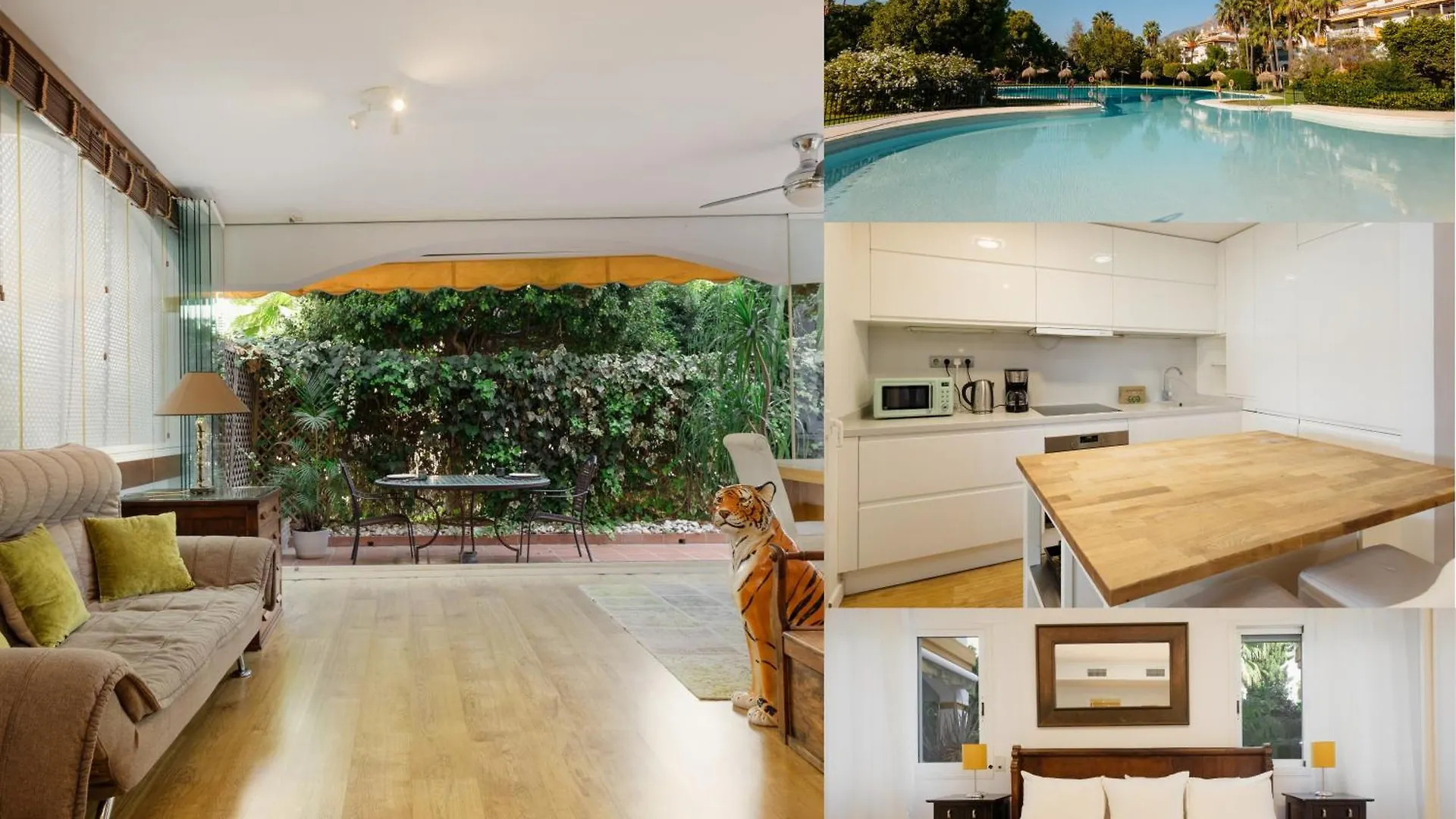 Ground Floor Holiday Apartment With Terrace And Pool In Puerto Banus, Marbella